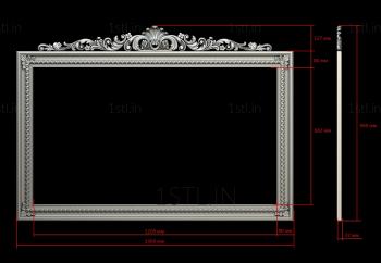 Mirrors and frames (RM_0963) 3D model for CNC machine